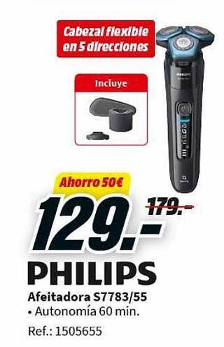 MediaMarkt Philips afeitadora oferta