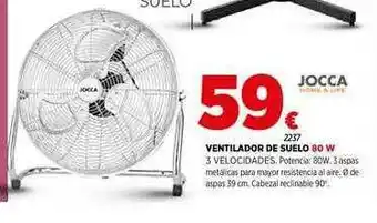Mi Bricolaje Ventilador De Suelo 80 W Jocca oferta