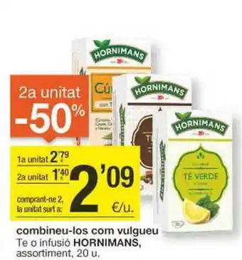 BonpreuEsclat Te o infusió hornimans oferta