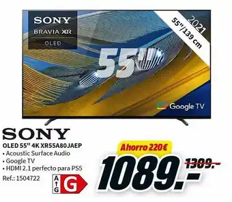 MediaMarkt Sony oled 55 oferta