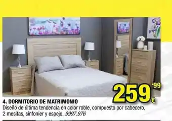Rapimueble Dormitorio De Matrimonio 9997.976 oferta