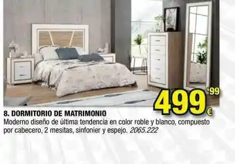 Rapimueble Dormitorio De Matrimonio 2065.222 oferta