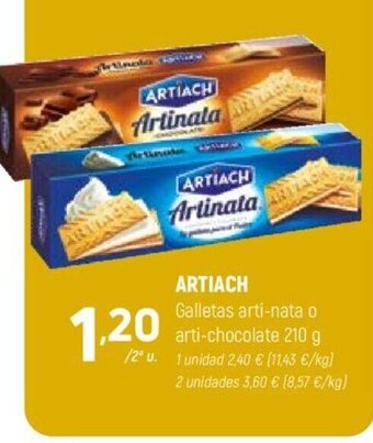 Coviran Artiach Galletas Arti-Nata o Arti-Chocolate oferta