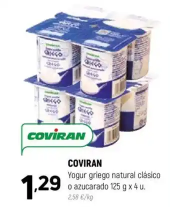 Coviran Coviran Yogur Griego Natural oferta