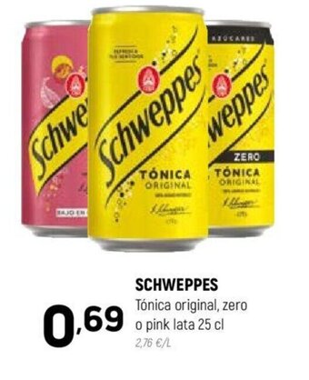 Coviran Schweppes Tónica oferta