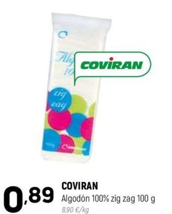 Coviran Coviran Algodón 100% Zig Zag oferta