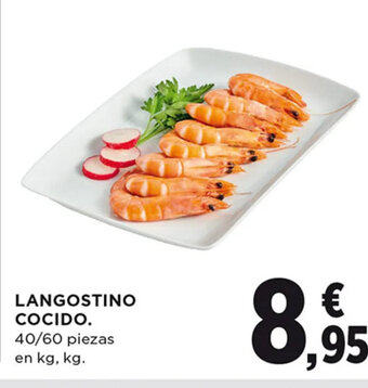 Hipercor Langostino Cocido oferta