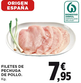 Hipercor Filetes De Pechuga De Pollo oferta