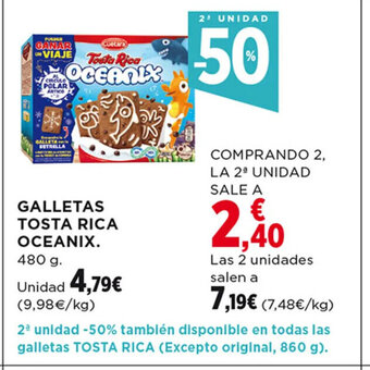Hipercor Galletas Tosta Rica Oceanix oferta