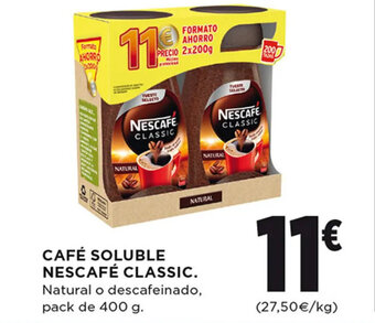 Hipercor Café Soluble Nescafé Classic oferta