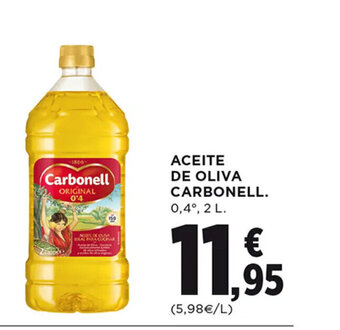 Hipercor Aceite de Oliva Carbonell oferta