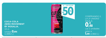 Hipercor Coca-Cola Zero Movement By Rosalia oferta