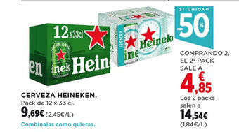 Hipercor Cerveza Heineken oferta