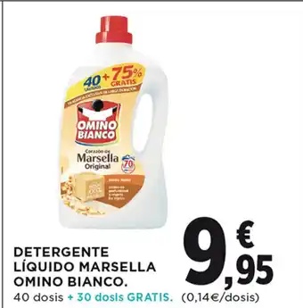 Hipercor Detergente Líquido Marsella Omino Bianco oferta