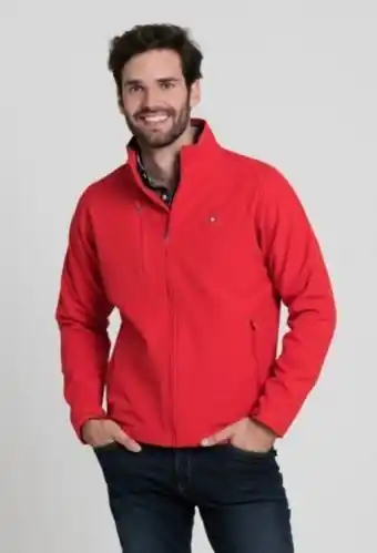 Valecuatro Cazadora bonded rojo de hombre oferta