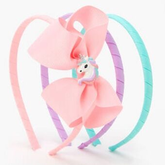 Claire's Claire's club lilac unicorn headbands - 3 pack oferta