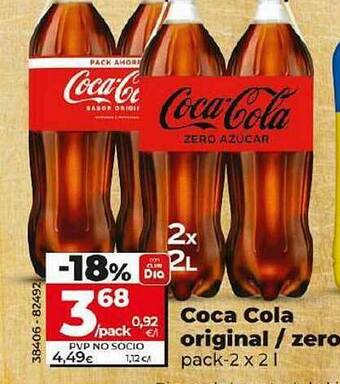 Dia Coca cola original-zero oferta