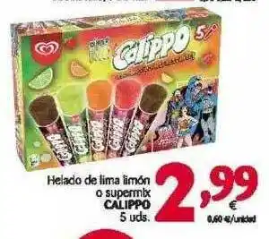 Alimerka Calippo Helado De Lima Limón O Supermix oferta