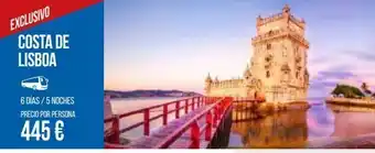 Carrefour Viajes Exclusivo costa de lisboa 6 días/5 noches precio por persona 445 € oferta