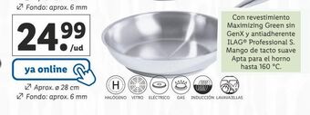 Lidl Sartén de acero ernesto oferta
