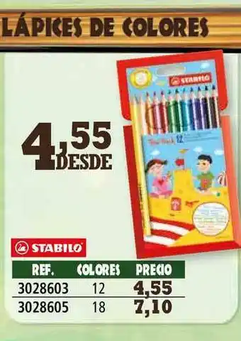 Folder Stabilo Lápices De Colores oferta