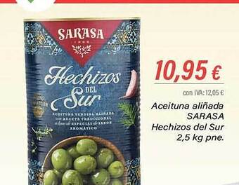 Cash Ifa Aceituna aliñada sarasa hechizos del sur oferta