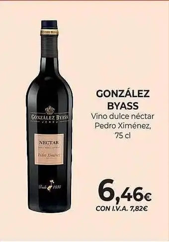 CashDiplo González byass vino dulce néctar pedro ximénez oferta