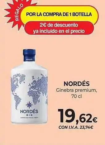 CashDiplo Nordés ginebra premium oferta