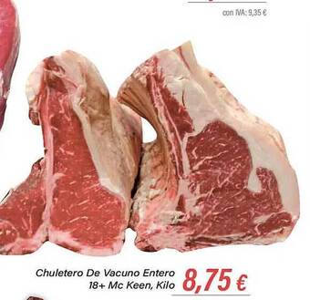 Cash Ifa Chuletero de vacuno entero oferta