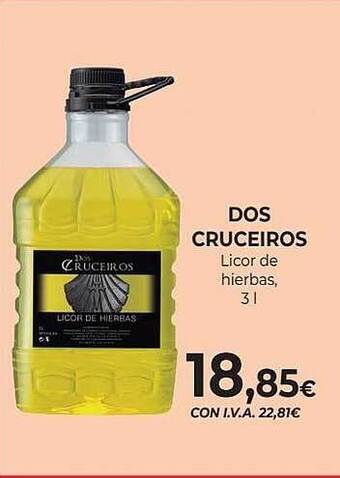 CashDiplo Dos cruceiros licor de hierbas oferta