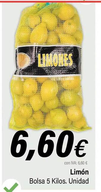Cash Ifa Limón oferta