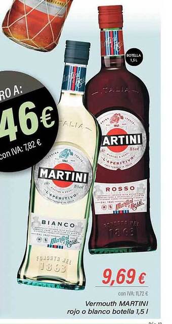 Cash Ifa Vermouth martini rojo o blanco oferta