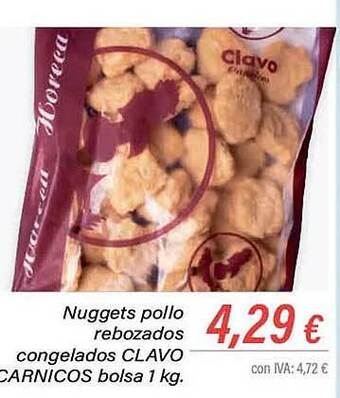 Cash Ifa Nuggets pollo rebozados congelados clavo carnicos oferta