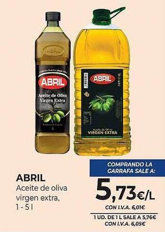 CashDiplo Abril aceite de oliva virgen extra oferta