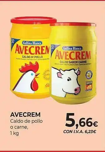 CashDiplo Avecrem caldo de pollo o carne oferta