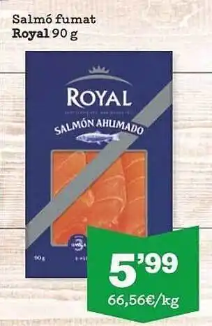Sorli Salmón fumat royal oferta