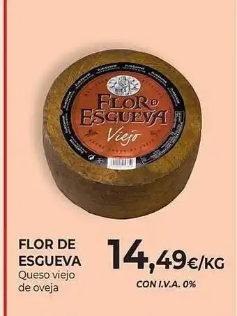 CashDiplo Flor de esgueva queso viejo de oveja oferta