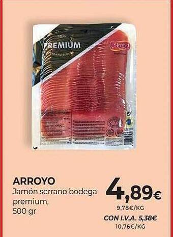 CashDiplo Arroyo jamón serrano bodega premium oferta