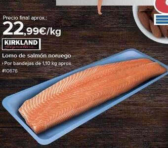 Costco Kirkland lomo de salmón noruego oferta