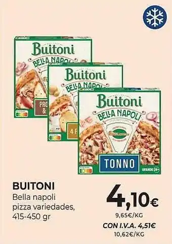 CashDiplo Buitoni bella napoli pizza variedades oferta