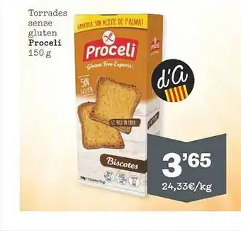 Sorli Torrades sense gluten proceli oferta