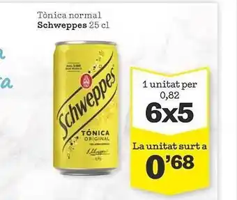 Sorli Tònica normal schweppes oferta