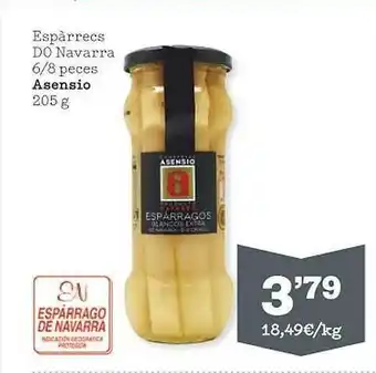 Sorli Espàrres do navarra 6-8 peces asensio oferta