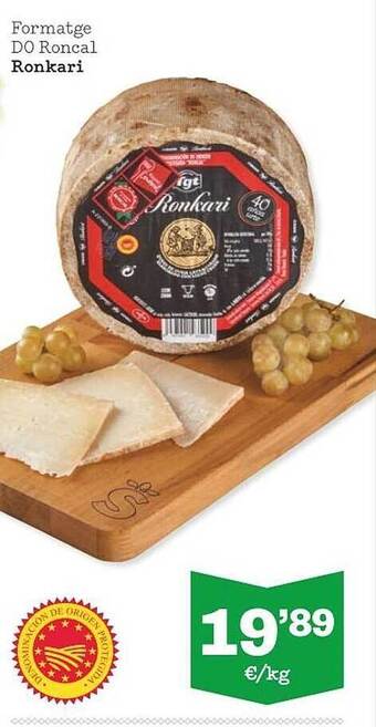 Sorli Formatge do roncal ronkari oferta