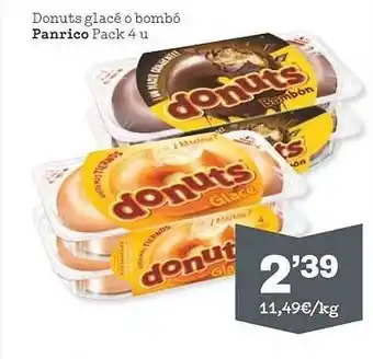 Sorli Dontus glacé o bombó panrico pack 4 oferta