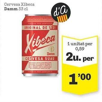 Sorli Cervesa xibeca damm oferta