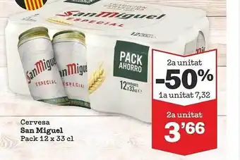Sorli Cervesa san miguel pack 12 oferta
