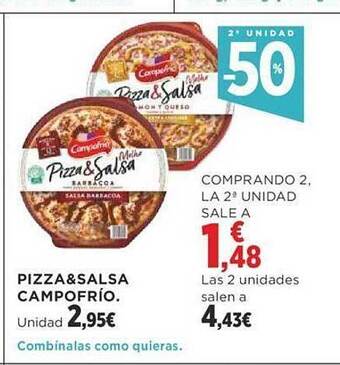 Supercor Exprés 2a unidad -50% pizza & salsa campofrio oferta