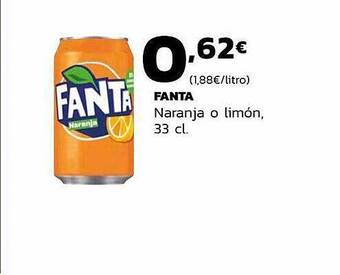 Supermercados Lupa Fanta naranja o limón oferta