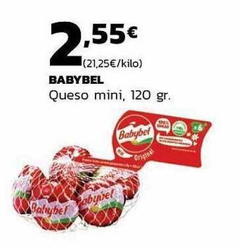 Supermercados Lupa Babybel queso mini oferta